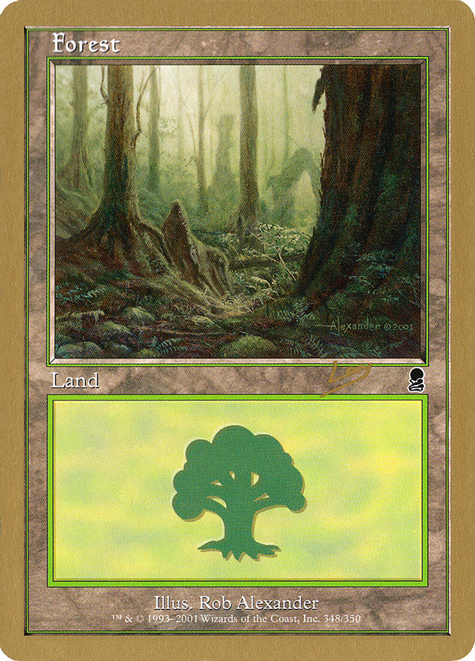 {B}[GB WC02 RL348] Forest (rl348) (Raphael Levy) [World Championship Decks 2002]