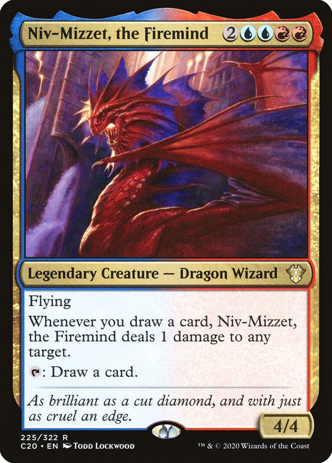 {R} Niv-Mizzet, the Firemind [Commander 2020][C20 225]