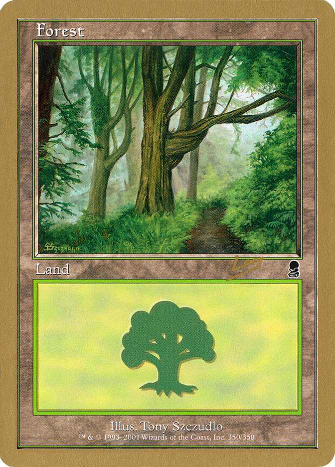 {B}[GB WC02 RL350] Forest (rl350) (Raphael Levy) [World Championship Decks 2002]