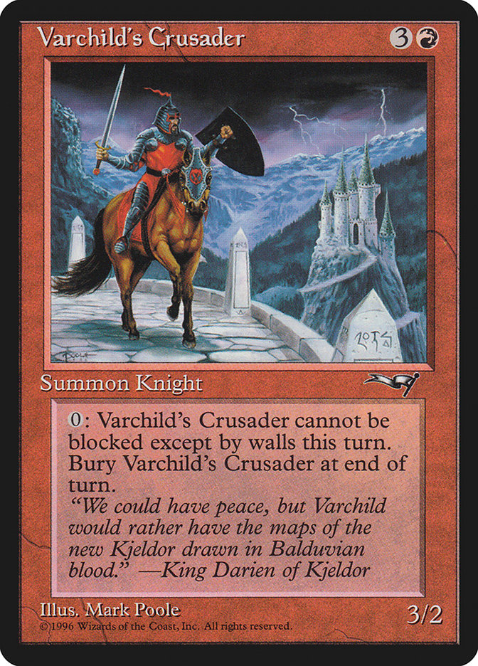 {C} Varchild's Crusader (Brown Horse) [Alliances][ALL 82B]