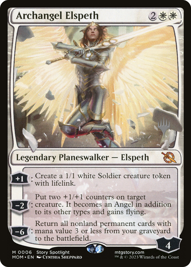 {@R} Archangel Elspeth (Promo Pack) [March of the Machine Promos][PP MOM 006]