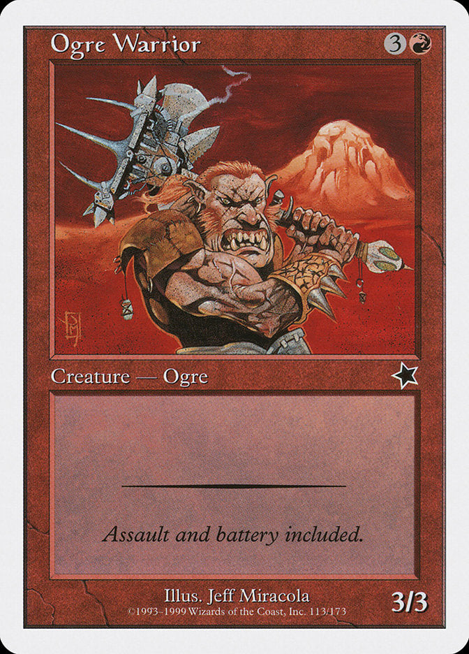 {C} Ogre Warrior [Starter 1999][S99 113]