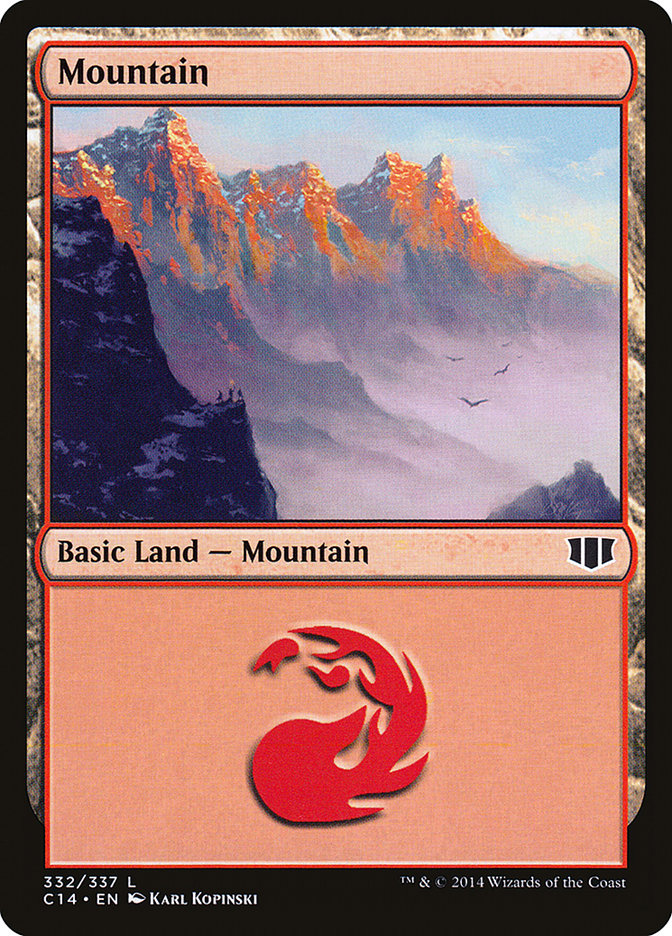 {B}[C14 332] Mountain (332) [Commander 2014]
