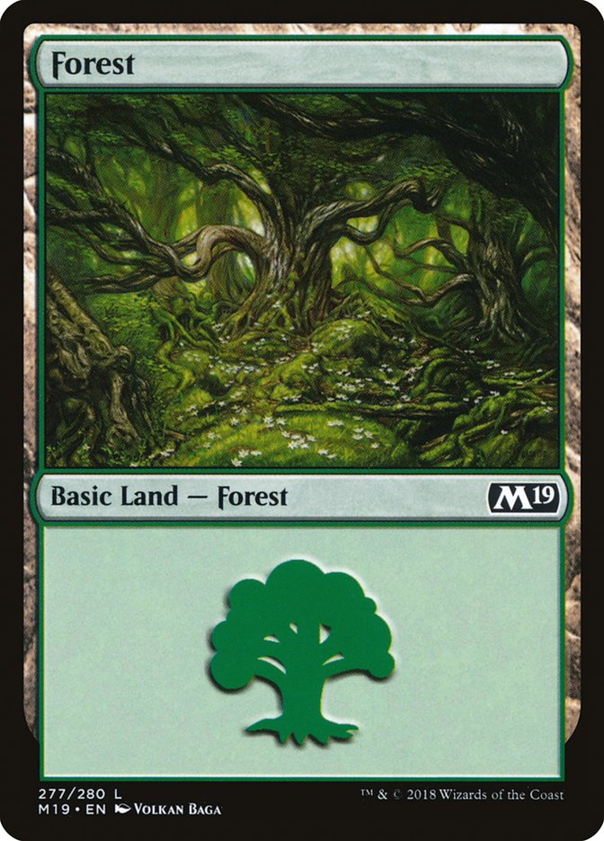 {B}[M19 277] Forest (277) [Core Set 2019]