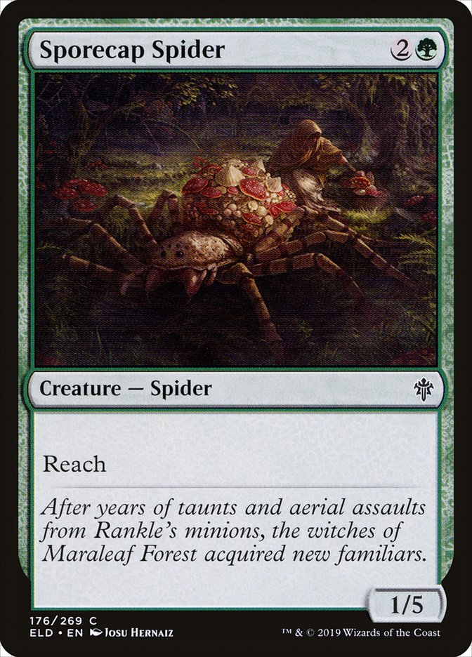 {C} Sporecap Spider [Throne of Eldraine][ELD 176]