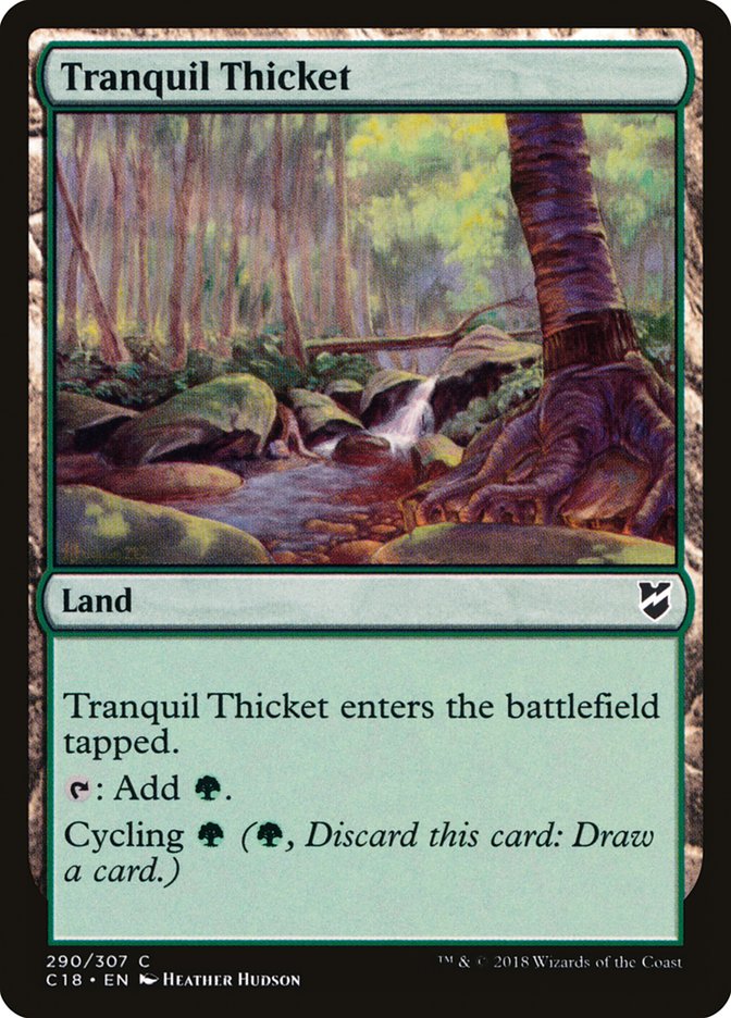 {C} Tranquil Thicket [Commander 2018][C18 290]