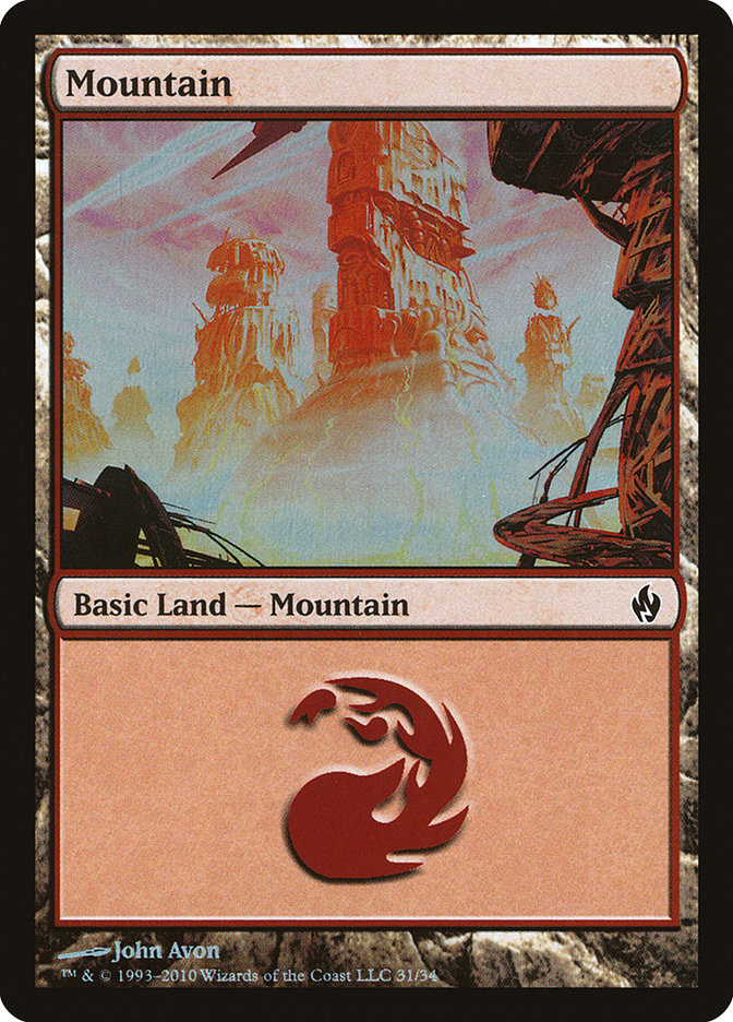 {B}[PD2 031] Mountain (31) [Premium Deck Series: Fire and Lightning]