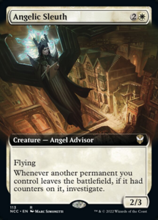 {R} Angelic Sleuth (Extended Art) [Streets of New Capenna Commander][NCC 113]