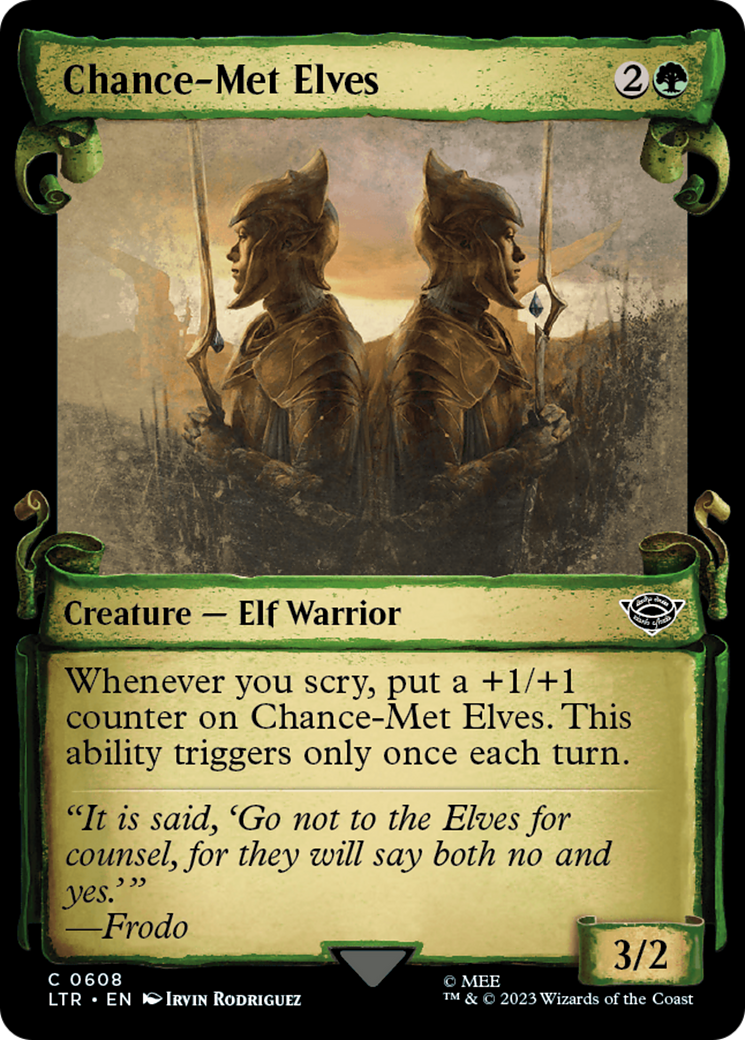 {C} Chance-Met Elves [The Lord of the Rings: Tales of Middle-Earth Showcase Scrolls][LTR 608]