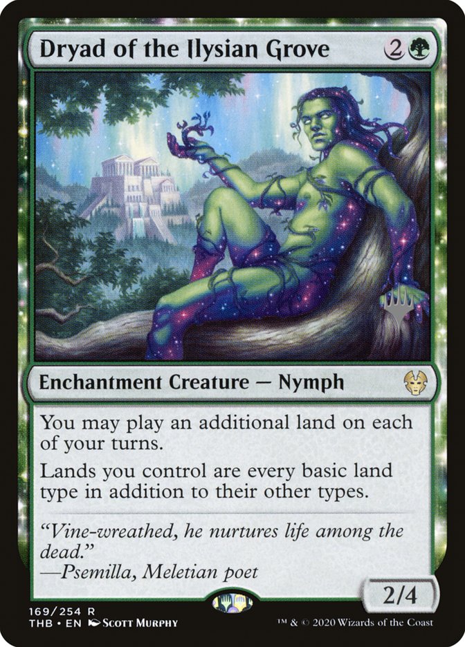 {R} Dryad of the Ilysian Grove (Promo Pack) [Theros Beyond Death Promos][PP THB 169]