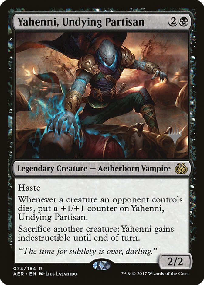 {R} Yahenni, Undying Partisan (Promo Pack) [Aether Revolt Promos][PP AER 074]