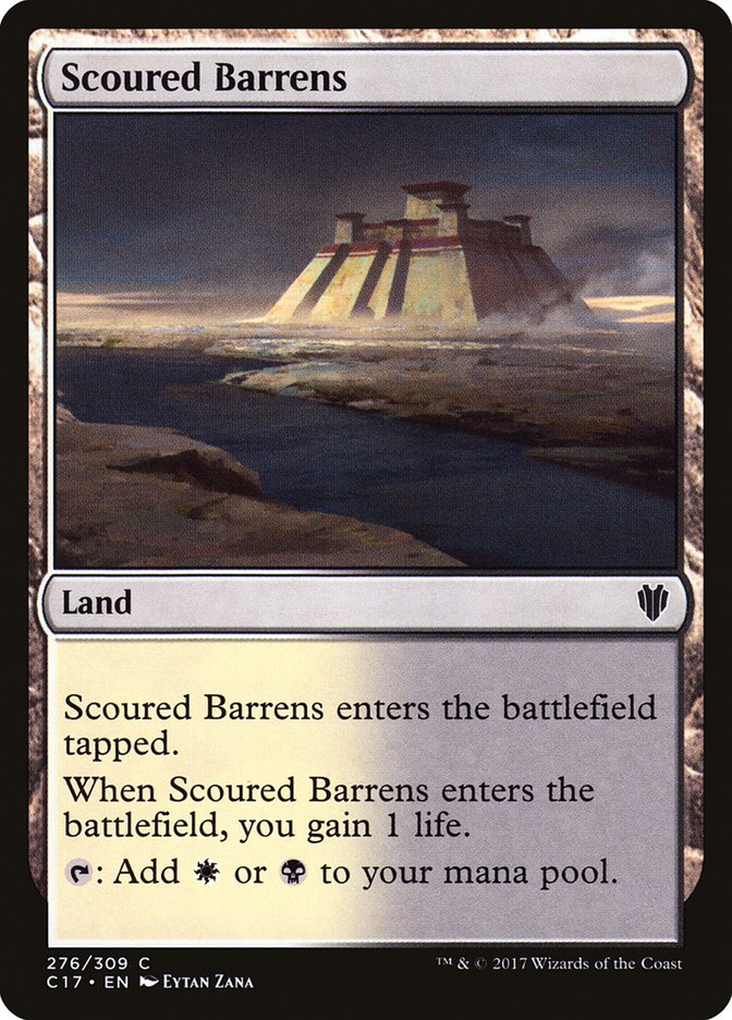 {C} Scoured Barrens [Commander 2017][C17 276]