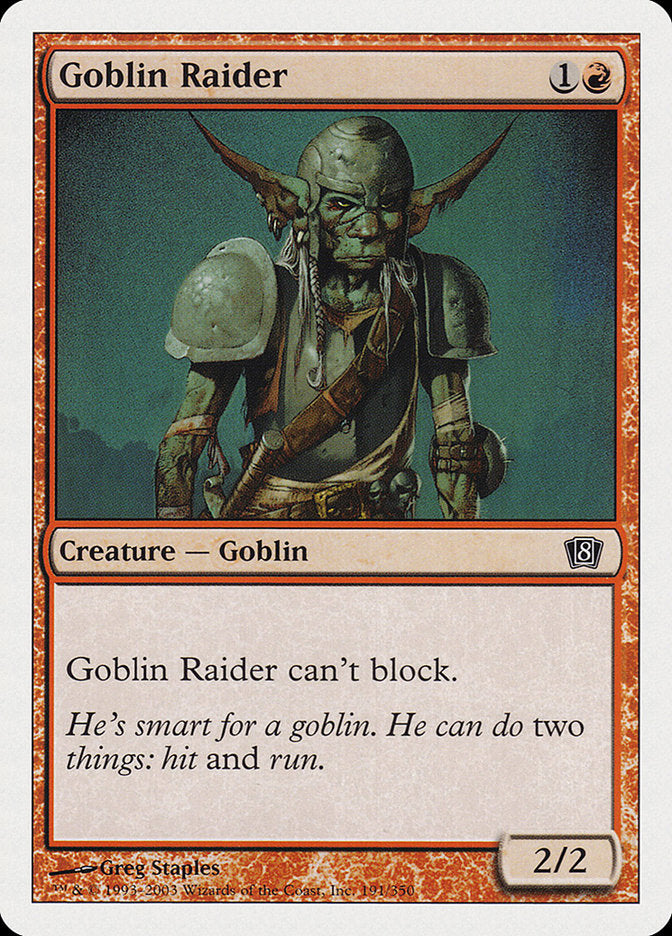 {C} Goblin Raider [Eighth Edition][8ED 191]