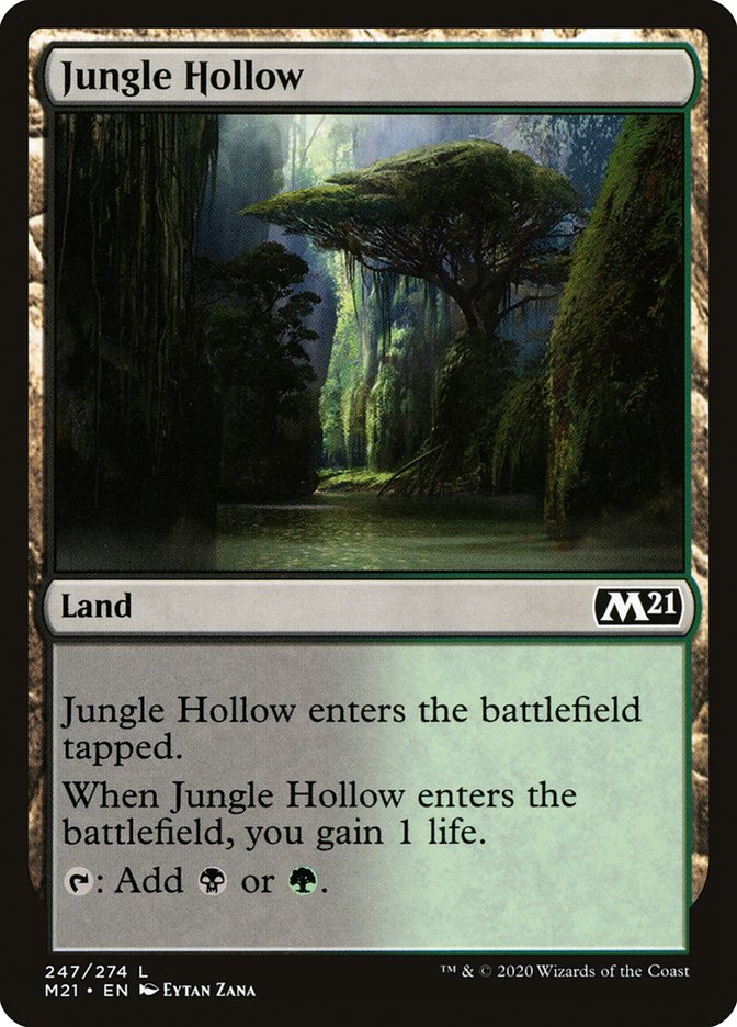 {C} Jungle Hollow [Core Set 2021][M21 247]