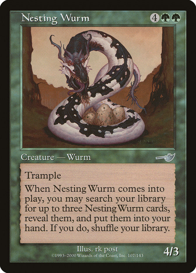 {C} Nesting Wurm [Nemesis][NEM 107]