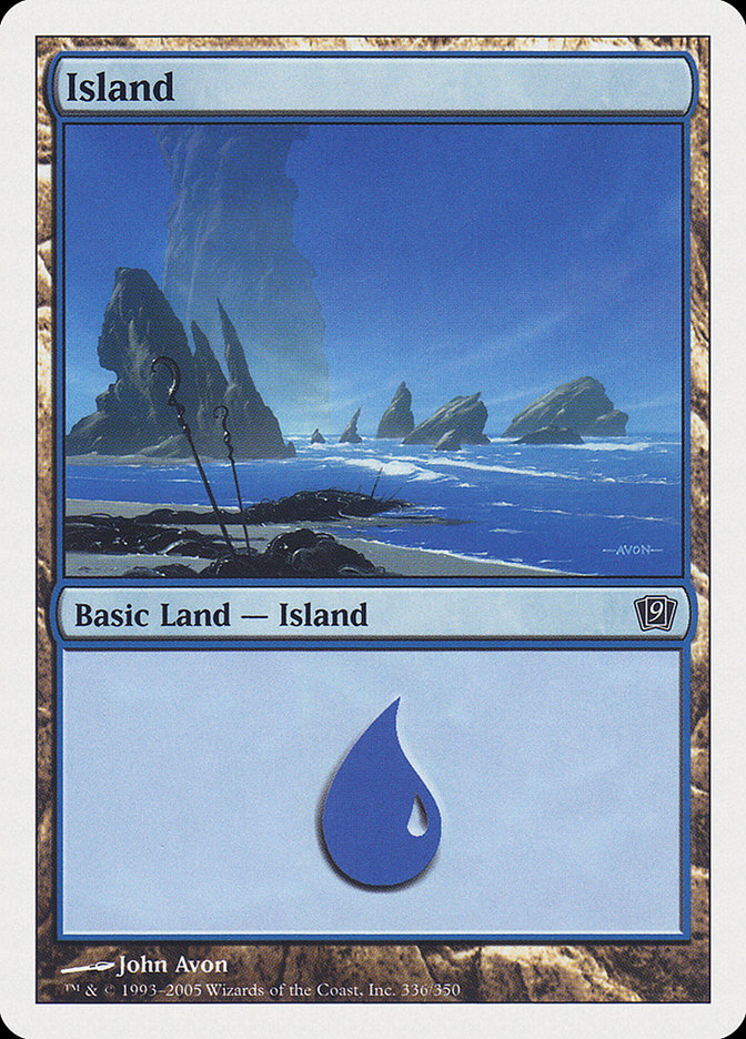 {B}[9ED 336] Island (336) [Ninth Edition]