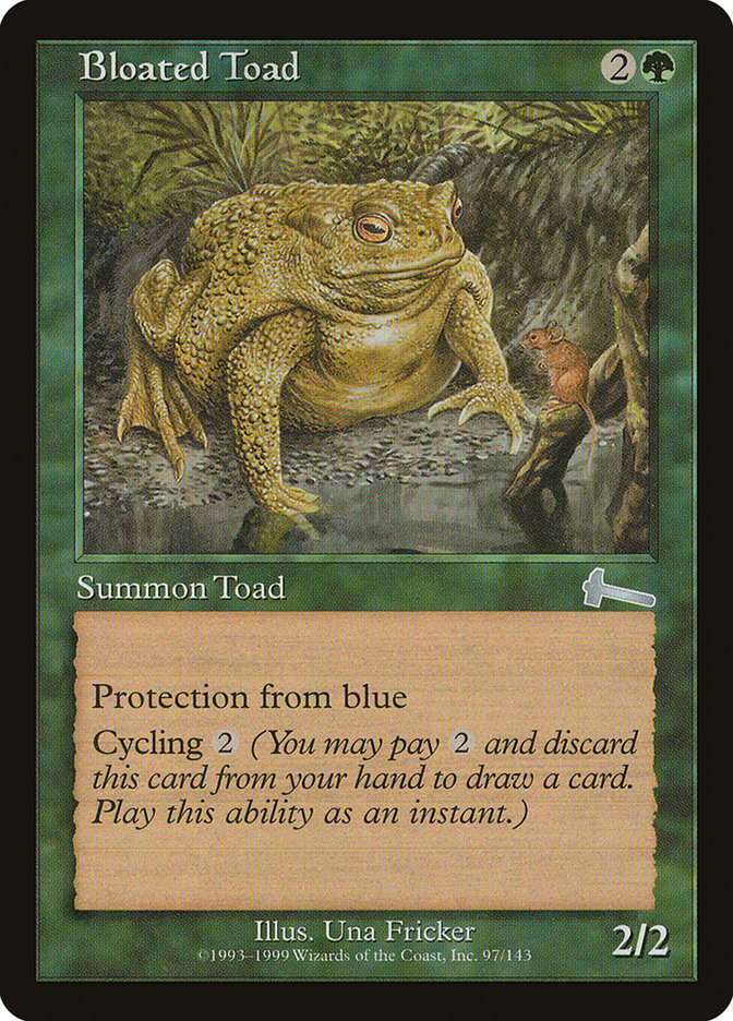 {C} Bloated Toad [Urza's Legacy][ULG 097]