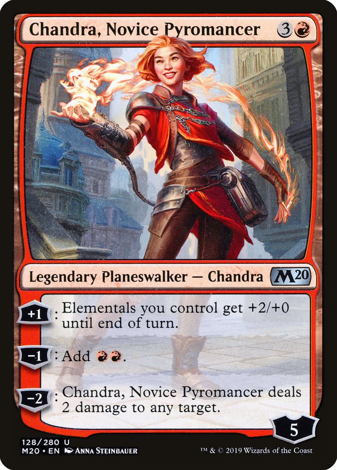 {C} Chandra, Novice Pyromancer [Core Set 2020][M20 128]