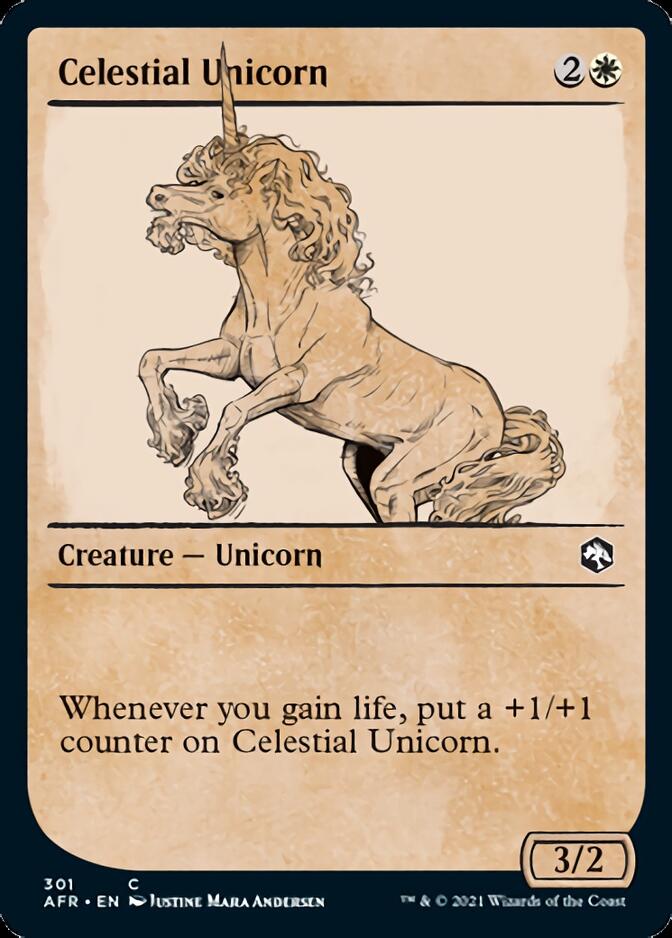 {C} Celestial Unicorn (Showcase) [Dungeons & Dragons: Adventures in the Forgotten Realms][AFR 301]