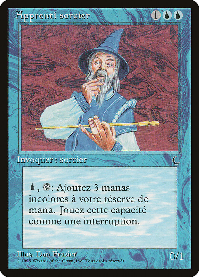 {C} Apprentice Wizard (French) - "Apprenti sorcier" [Renaissance][REN 023]