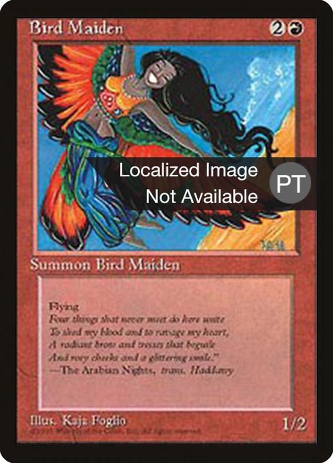 {F} Bird Maiden [Fourth Edition (Foreign Black Border)][FBB 4ED 177]