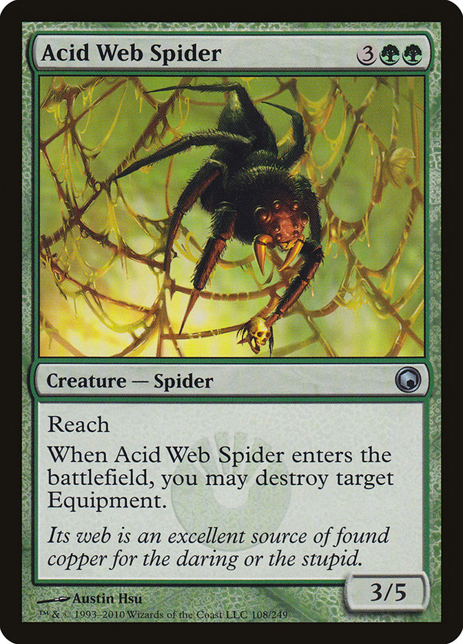 {C} Acid Web Spider [Scars of Mirrodin][SOM 108]
