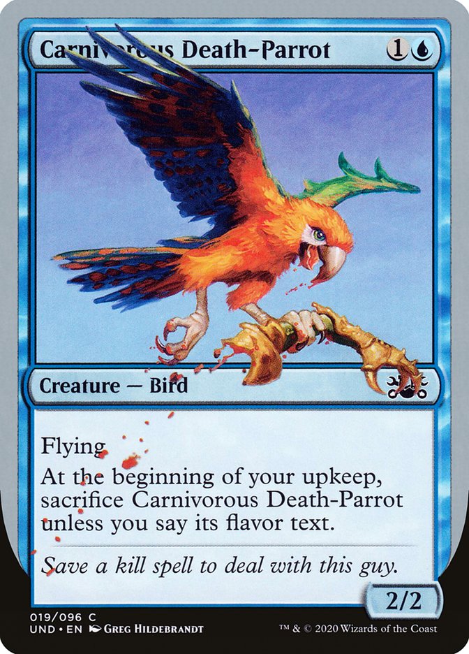 {C} Carnivorous Death-Parrot [Unsanctioned][UND 019]