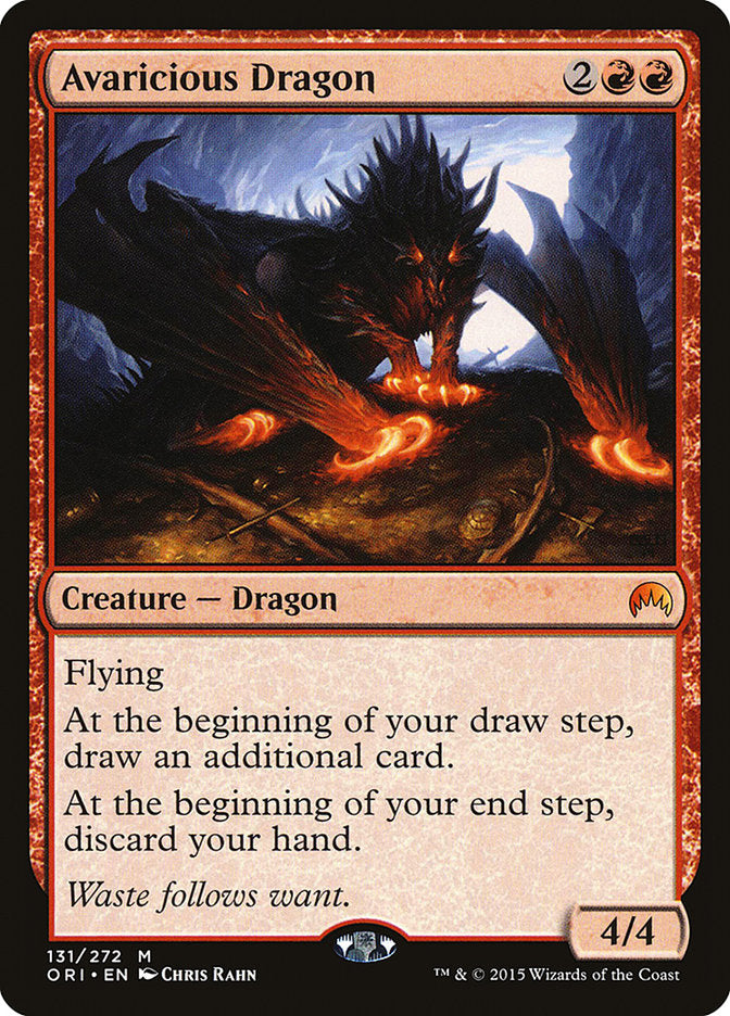 {R} Avaricious Dragon [Magic Origins][ORI 131]