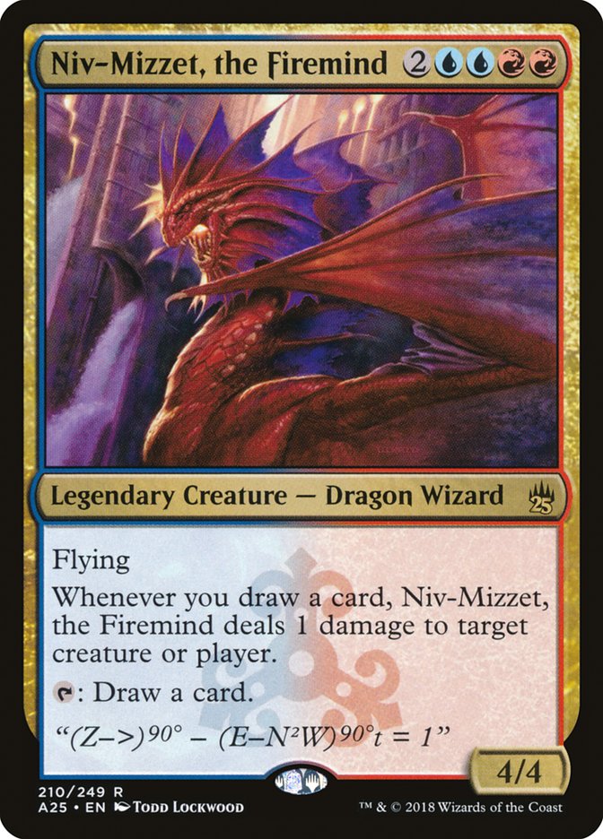 {R} Niv-Mizzet, the Firemind [Masters 25][A25 210]