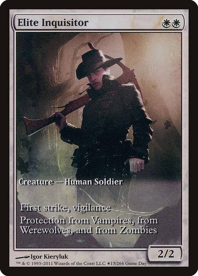 {R} Elite Inquisitor (Game Day) [Innistrad Promos][PA ISD 013]