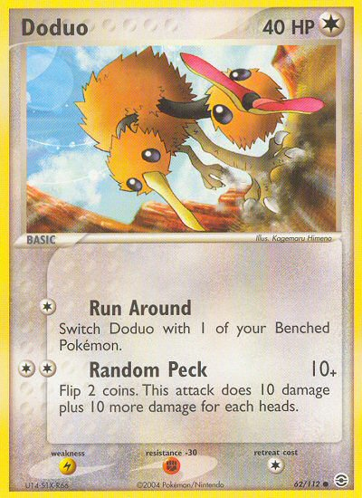 <PC> Doduo (62/112) [EX: FireRed & LeafGreen]