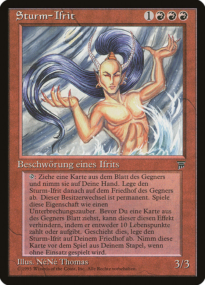{C} Tempest Efreet (German)- "Sturm-Ifrit" [Renaissance][REN 095]