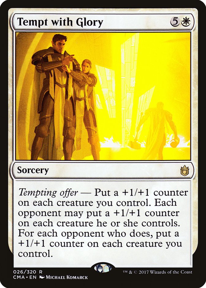 {R} Tempt with Glory [Commander Anthology][CMA 026]