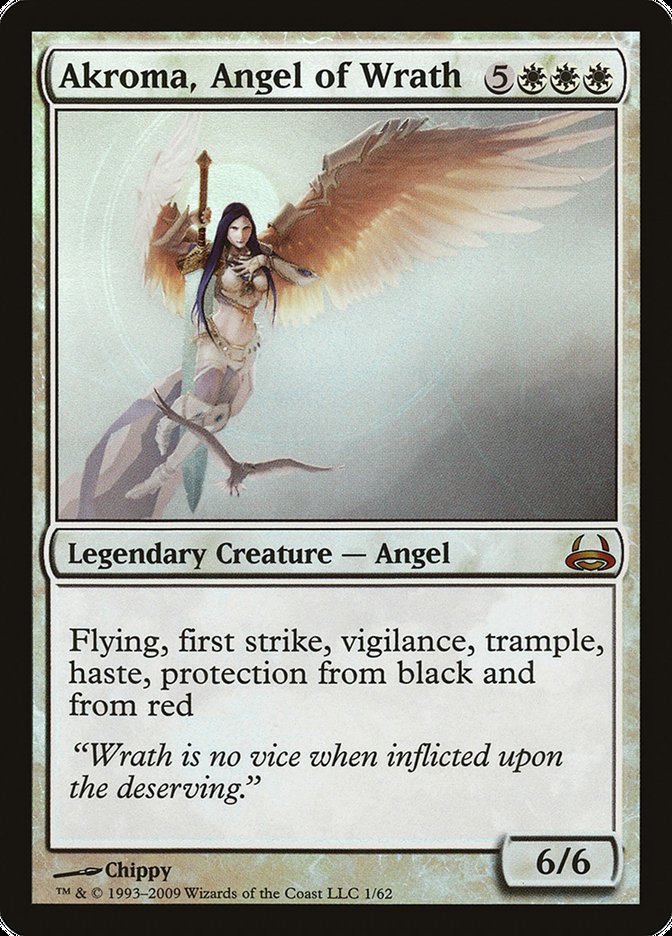 {R} Akroma, Angel of Wrath [Duel Decks: Divine vs. Demonic][DDC 001]