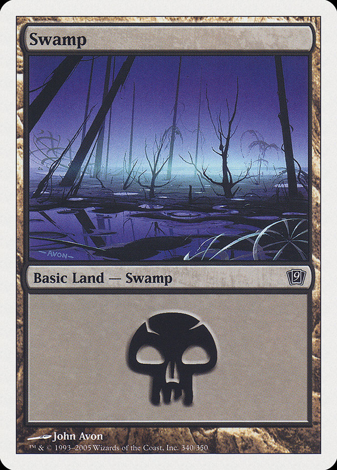 {B}[9ED 340] Swamp (340) [Ninth Edition]