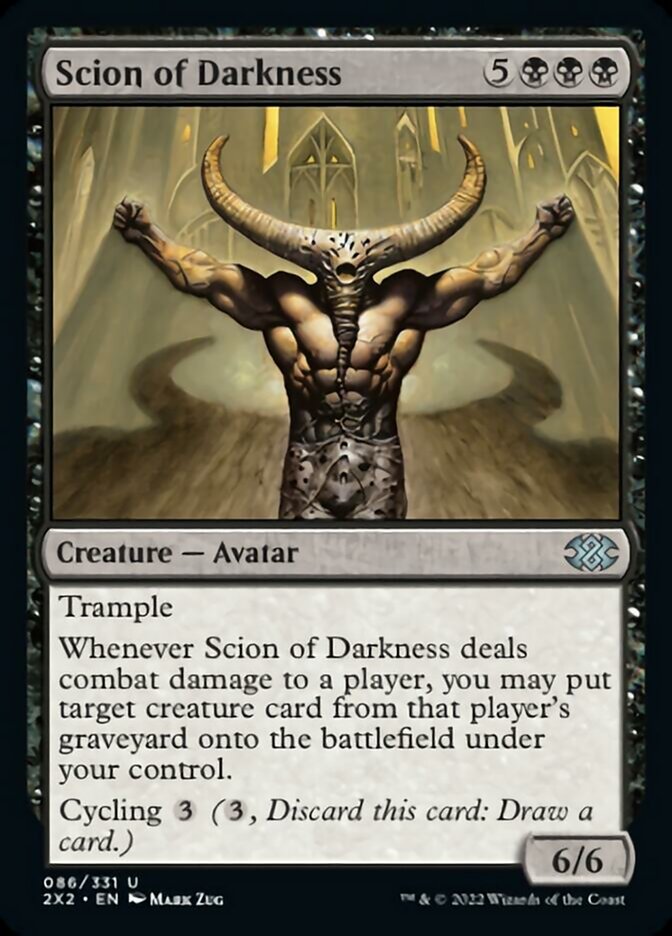 {C} Scion of Darkness [Double Masters 2022][2X2 086]