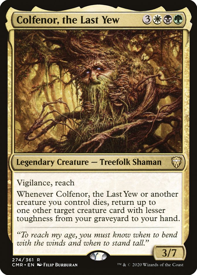{R} Colfenor, the Last Yew [Commander Legends][CMR 274]