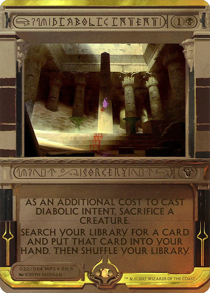 {R} Diabolic Intent (Invocation) [Amonkhet Invocations][MP2 022]