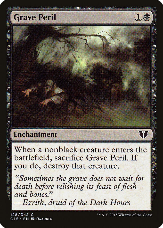 {C} Grave Peril [Commander 2015][C15 128]