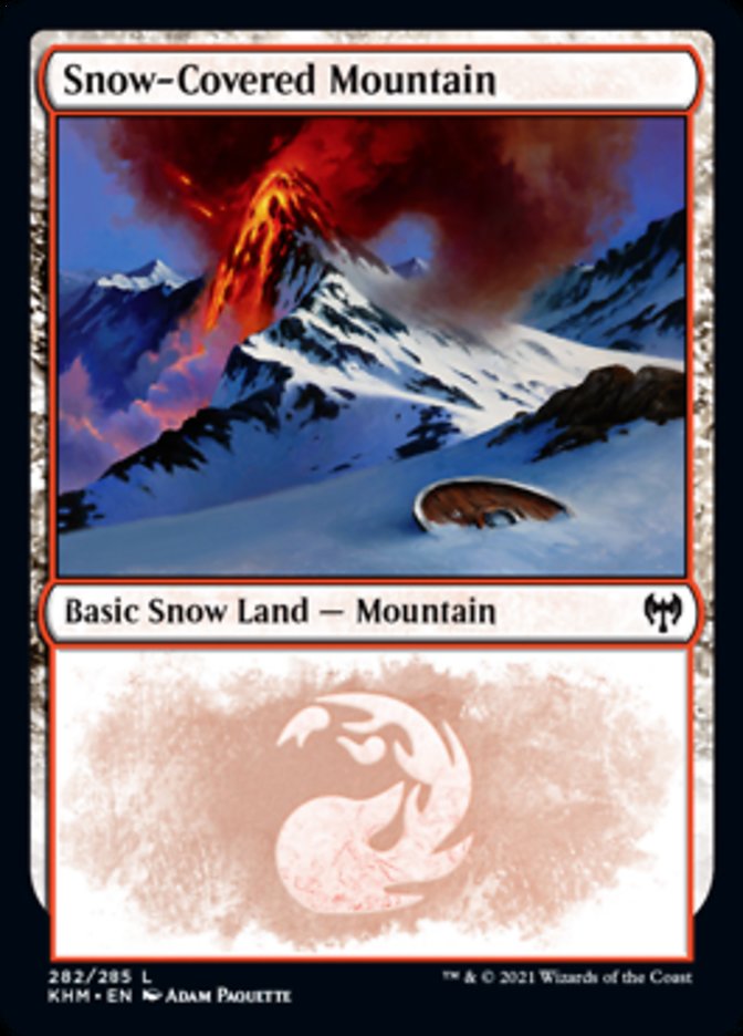 {B}[KHM 282] Snow-Covered Mountain (282) [Kaldheim]