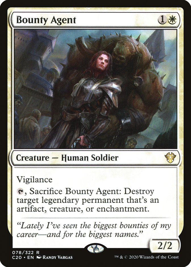 {R} Bounty Agent [Commander 2020][C20 078]