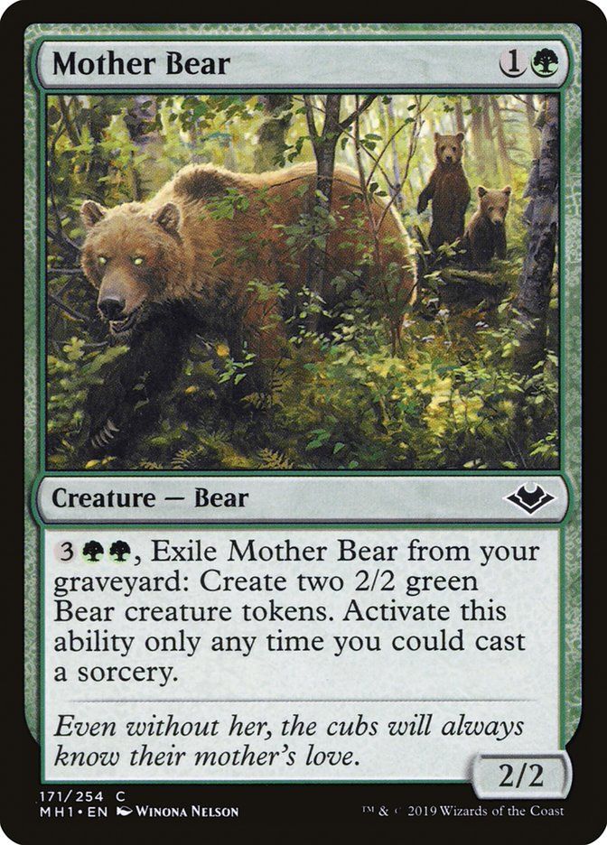 {C} Mother Bear [Modern Horizons][MH1 171]
