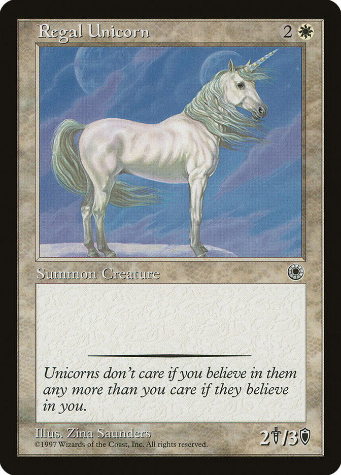 {C} Regal Unicorn [Portal][POR 022]