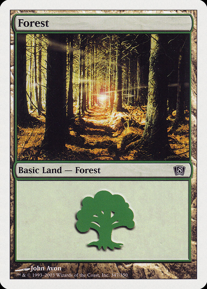 {B}[8ED 347] Forest (347) [Eighth Edition]