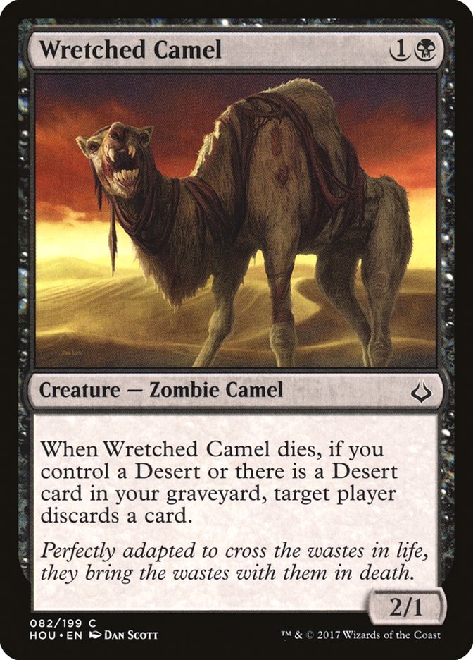 {C} Wretched Camel [Hour of Devastation][HOU 082]