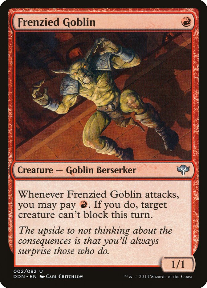 {C} Frenzied Goblin [Duel Decks: Speed vs. Cunning][DDN 002]