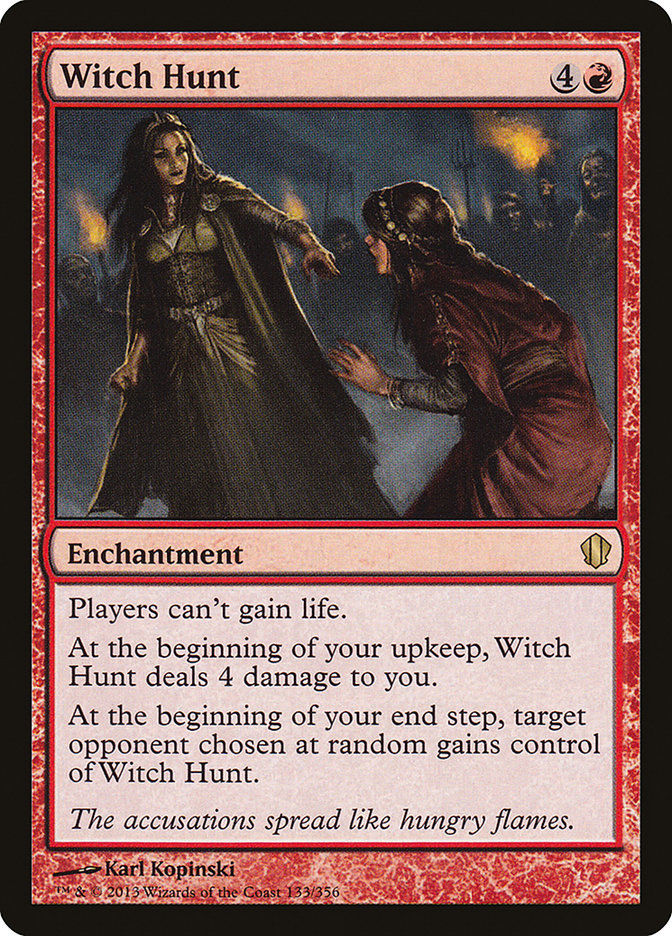 {R} Witch Hunt [Commander 2013][C13 133]