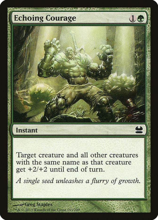 {C} Echoing Courage [Modern Masters][MMA 143]