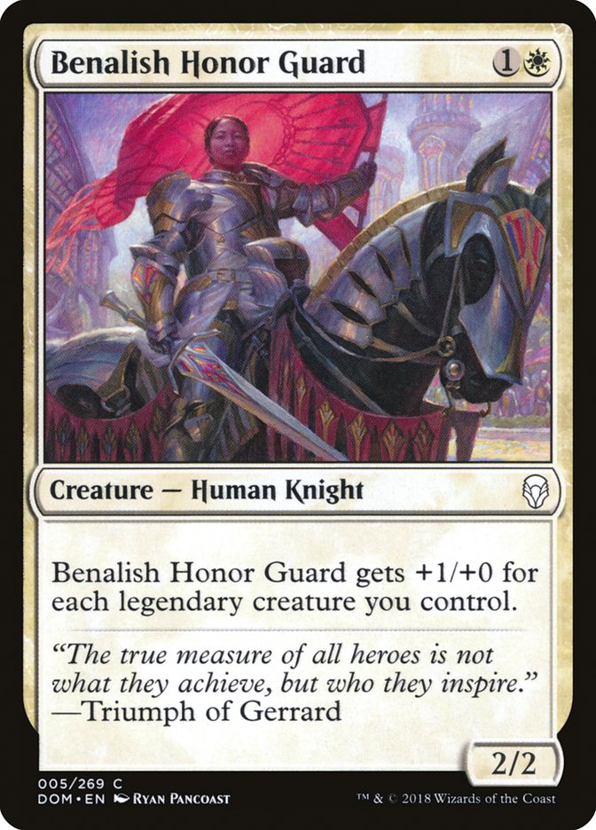 {C} Benalish Honor Guard [Dominaria][DOM 005]