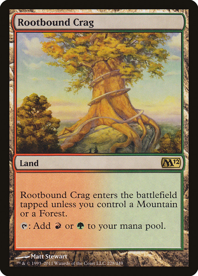{R} Rootbound Crag [Magic 2012][M12 228]